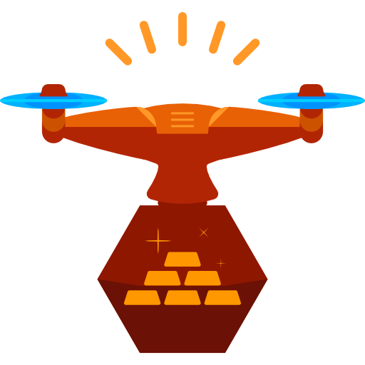 Drone Roundicons Flat icon