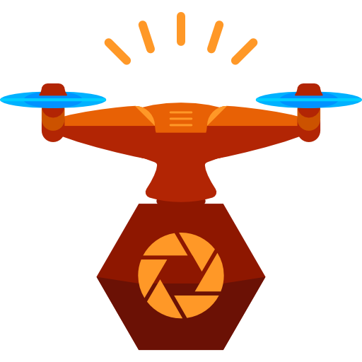 Drone Roundicons Flat icon
