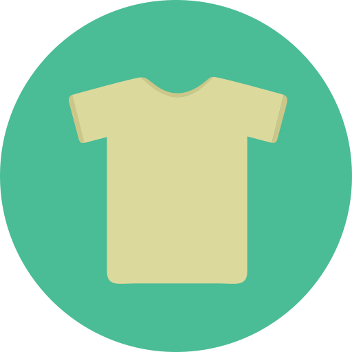 shirt Roundicons Circle flat icoon