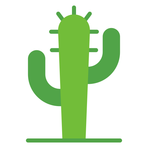 Cactus Good Ware Flat icon