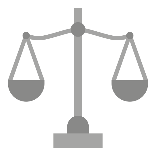 Escala de la justicia Good Ware Flat icono