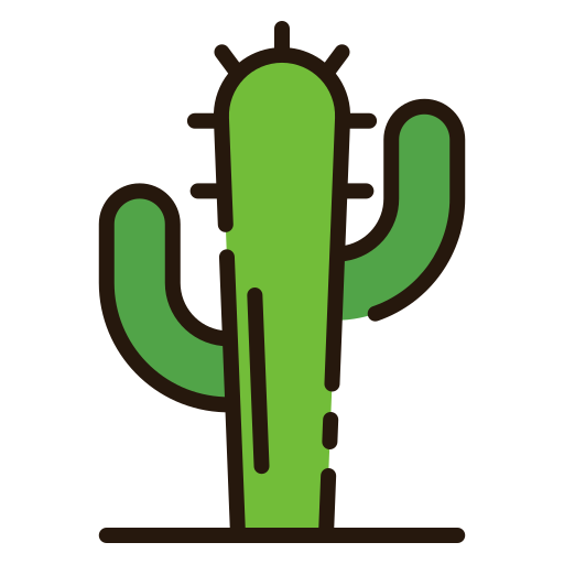 Cactus Good Ware Lineal Color icon