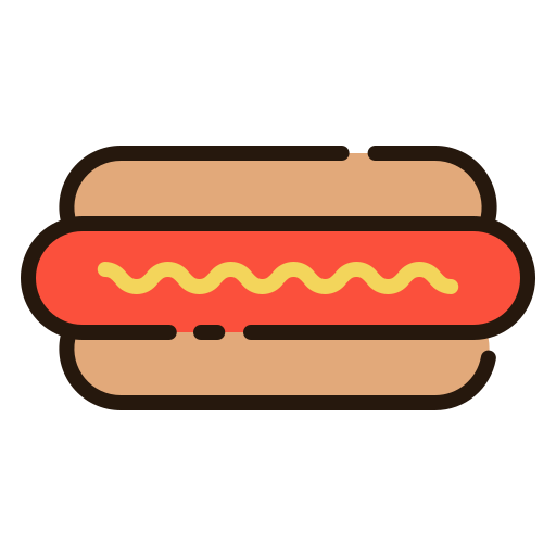 hot-dog Good Ware Lineal Color Icône