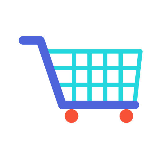 Shopping cart Good Ware Flat icon
