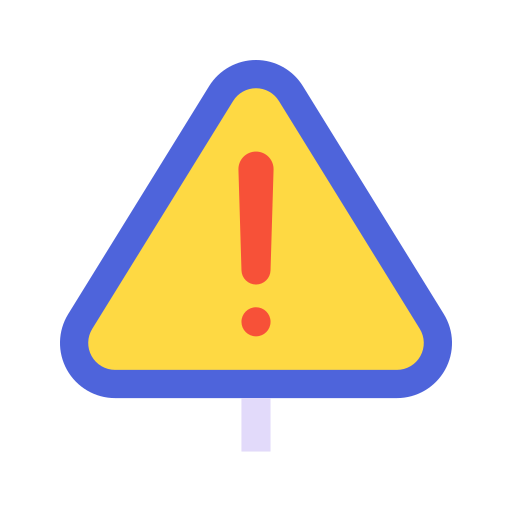 Warning Good Ware Flat icon
