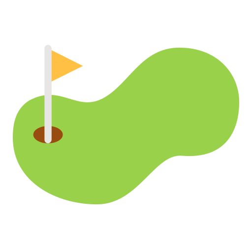 golfveld Good Ware Flat icoon