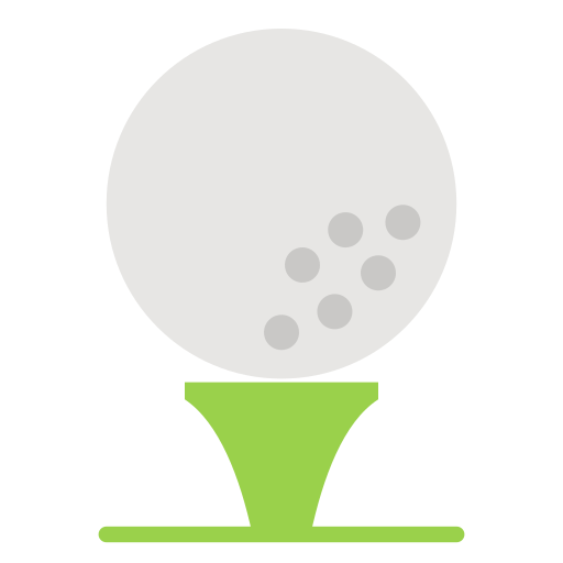 Golf ball Good Ware Flat icon