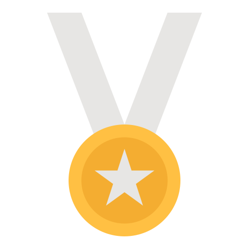 Medalla Good Ware Flat icono