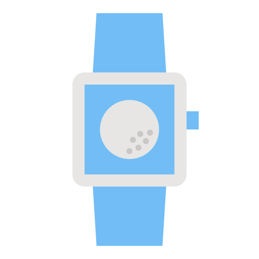 zegarek na rękę Good Ware Flat ikona