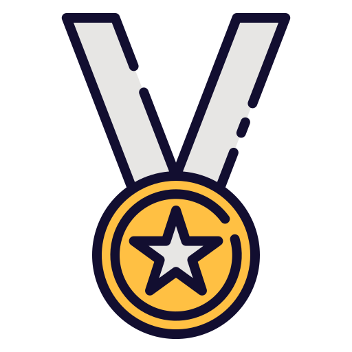 Medalla Good Ware Lineal Color icono