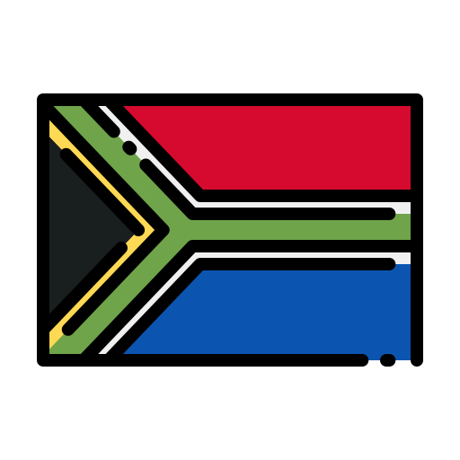 Sudáfrica Good Ware Lineal Color icono