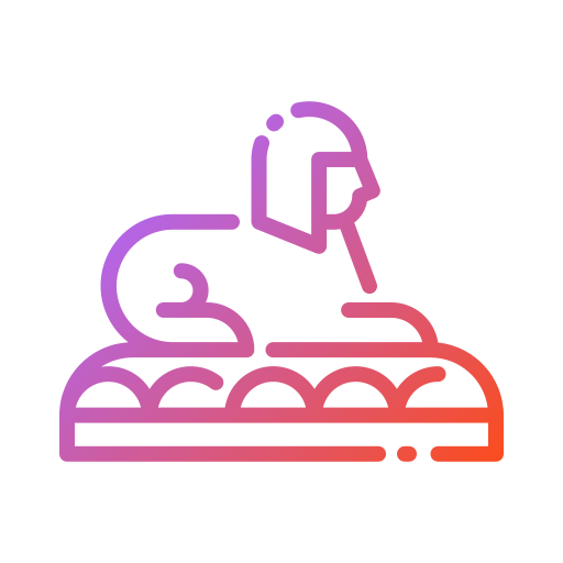 Great sphinx of giza Good Ware Gradient icon