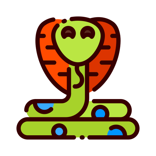 Змея Good Ware Lineal Color иконка