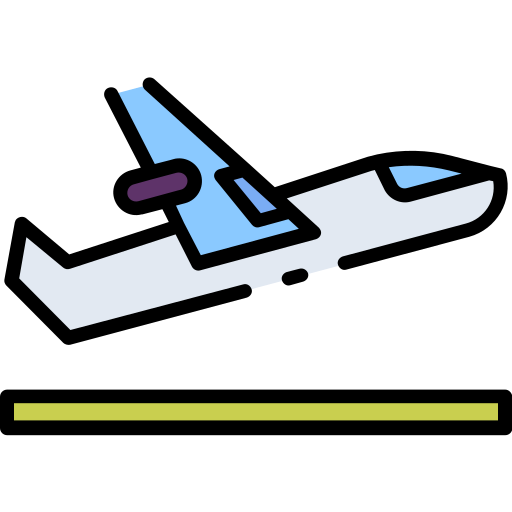 samolot Good Ware Lineal Color ikona