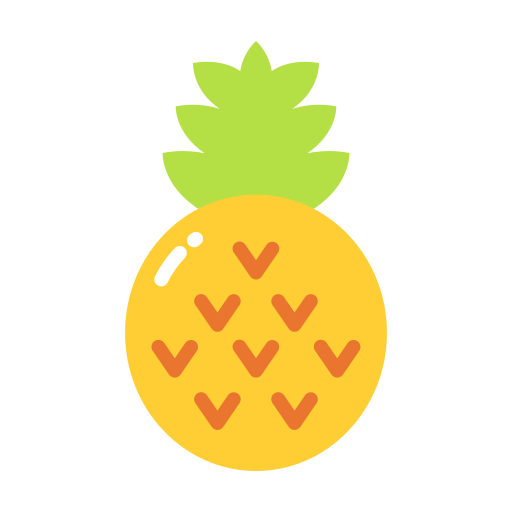 Pineapple Good Ware Flat icon