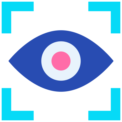 Eye scanner Good Ware Flat icon
