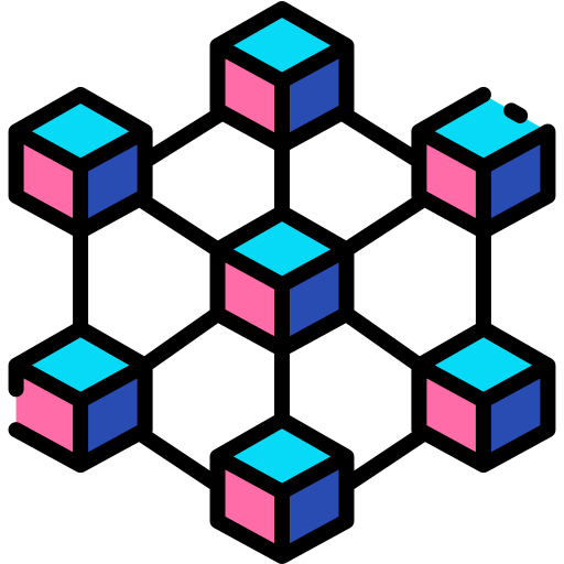 blockchain Good Ware Lineal Color ikona