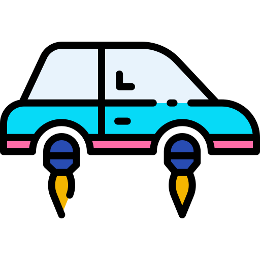 latający samochód Good Ware Lineal Color ikona