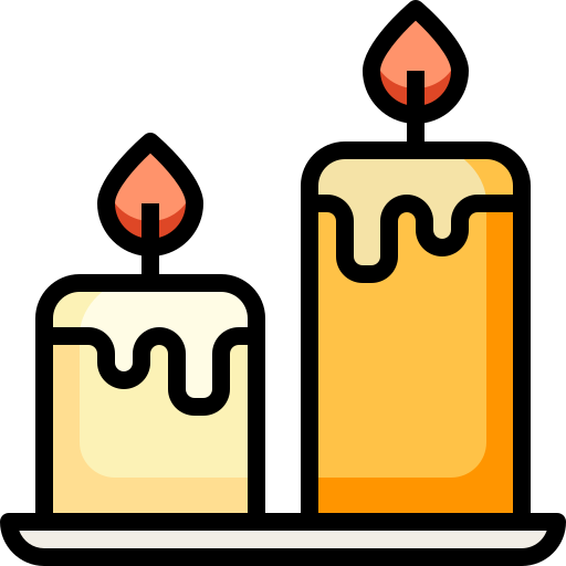 キャンドル Justicon Lineal Color icon