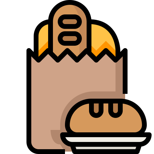 빵 Justicon Lineal Color icon