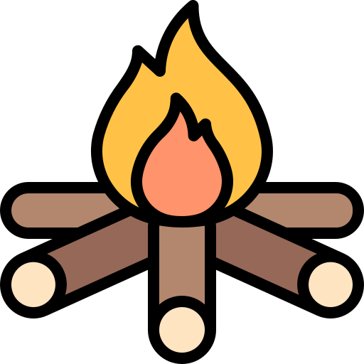 legna da ardere Justicon Lineal Color icona
