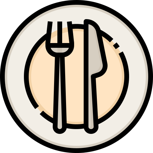 食べる Justicon Lineal Color icon