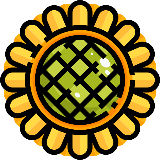 Sunflower Justicon Lineal Color icon