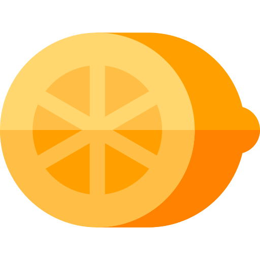 citron Basic Rounded Flat Icône