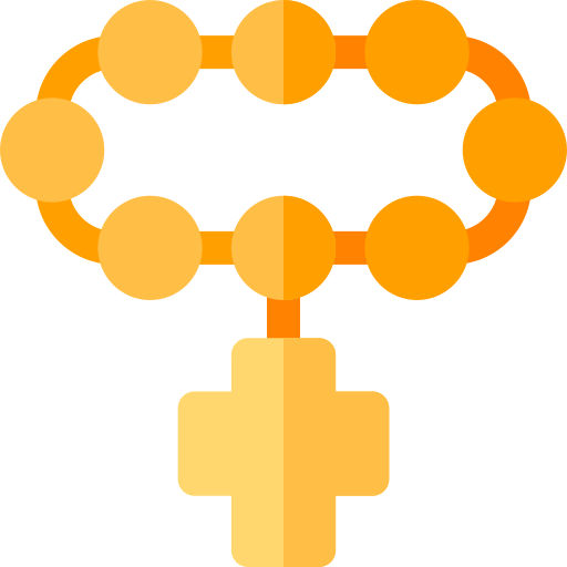 różaniec Basic Rounded Flat ikona