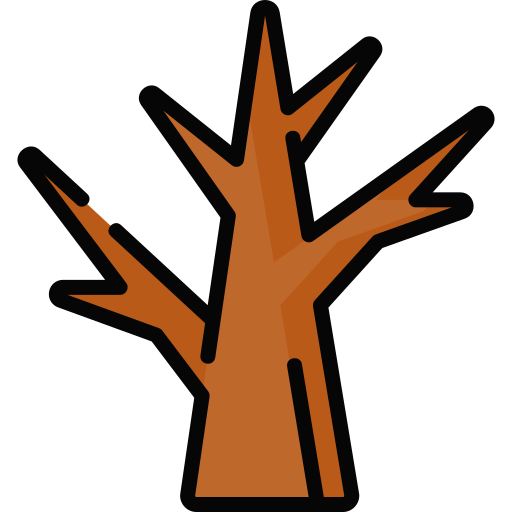 마른 나무 Special Lineal color icon