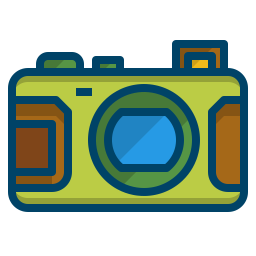 디지털 카메라 Generic Outline Color icon