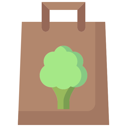 Shopping bag Justicon Flat icon