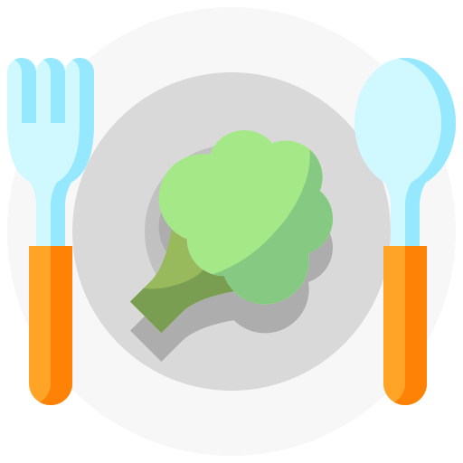 wegańskie jedzenie Justicon Flat ikona