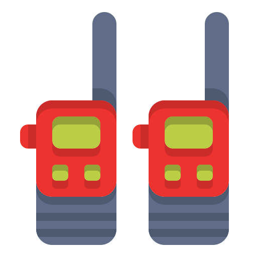 walkie-talkies Generic Flat icon