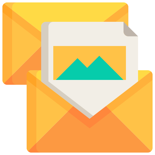 e-mail Justicon Flat ikona