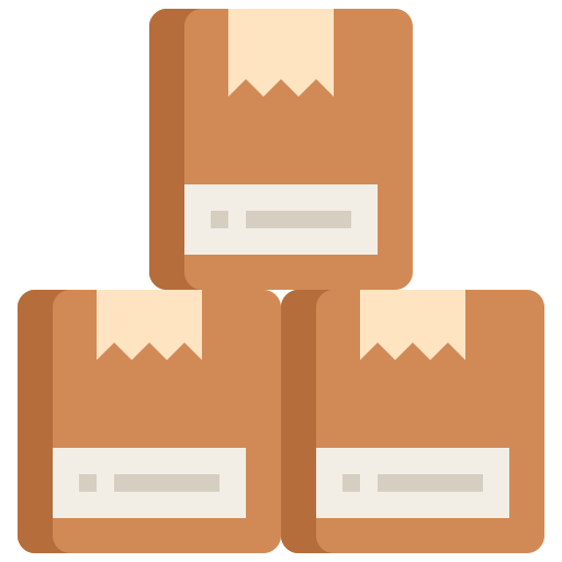Boxes Justicon Flat icon