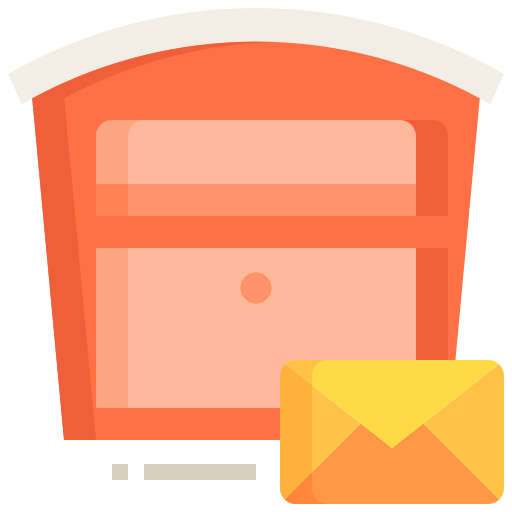 Mail box Justicon Flat icon