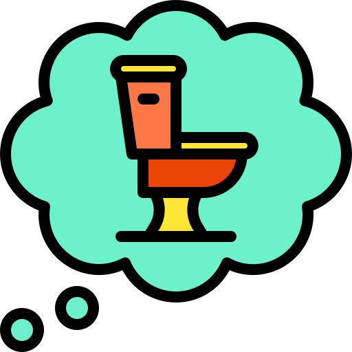 toaleta Winnievizence Lineal color ikona