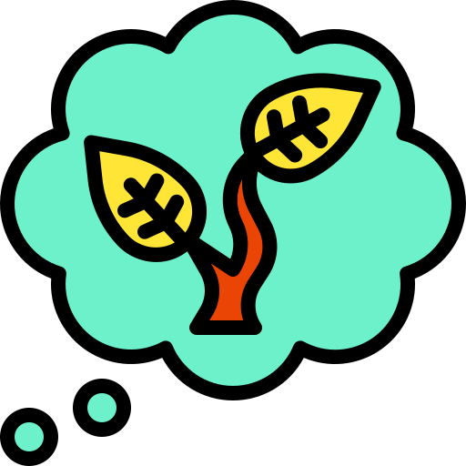 식물 Winnievizence Lineal color icon