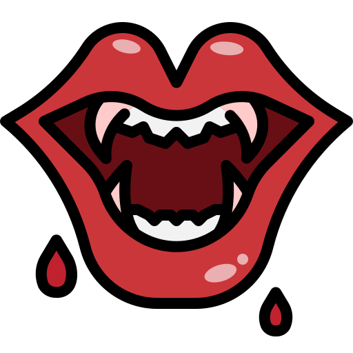 Fangs Winnievizence Lineal color icon