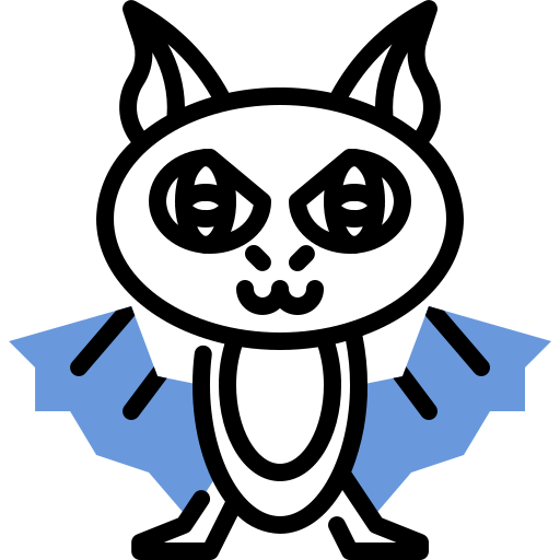 コウモリ Winnievizence Blue icon
