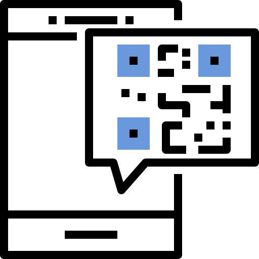 qrコード Winnievizence Blue icon