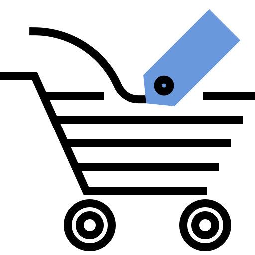 carrello della spesa Winnievizence Blue icona