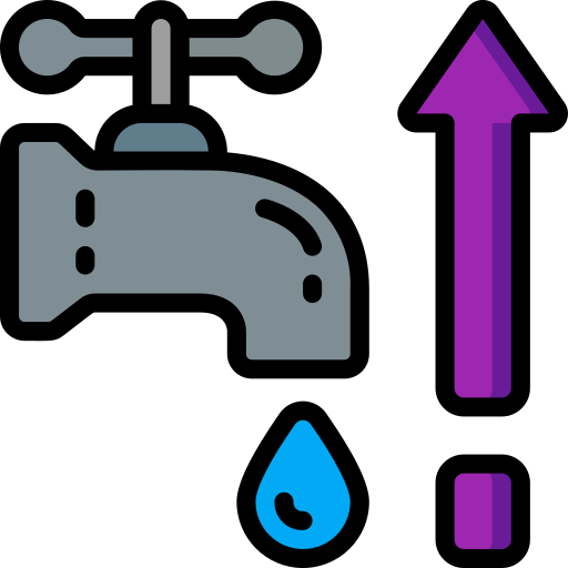 tasso dell'acqua Basic Miscellany Lineal Color icona