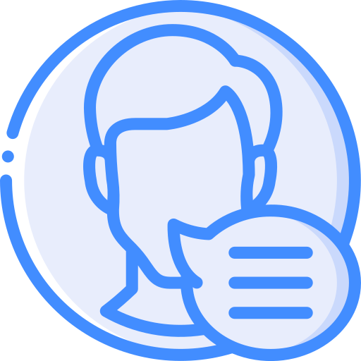 Profile Basic Miscellany Blue icon