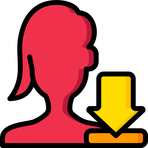 Woman Basic Miscellany Lineal Color icon