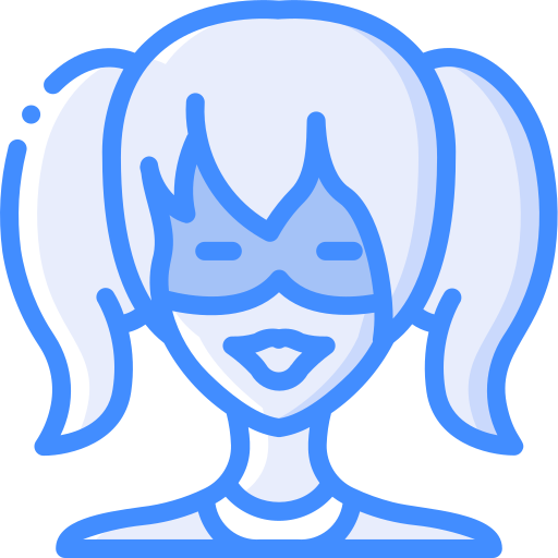 супергерой Basic Miscellany Blue иконка