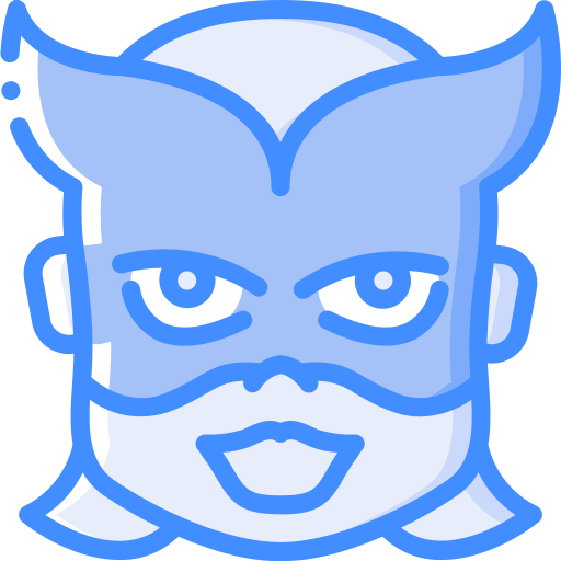 Superhero Basic Miscellany Blue icon