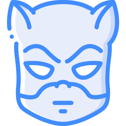 супергерой Basic Miscellany Blue иконка
