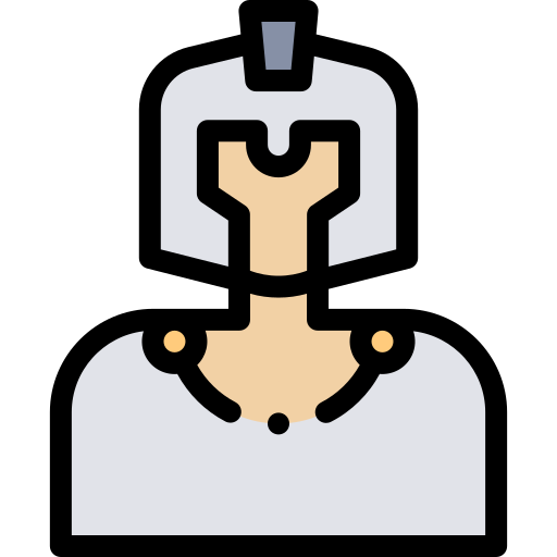 Hoplite Detailed Rounded Lineal color icon